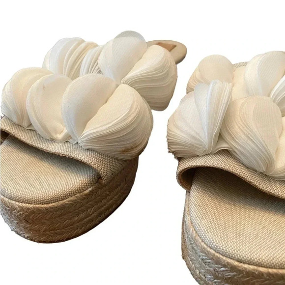 Mercedes Castillo Larissa Chiffon Petal Platform Espadrille - Picture 13 of 13